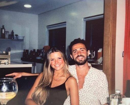 Bernardo Silva with his rumor girlfriend, Ines Tomaz.